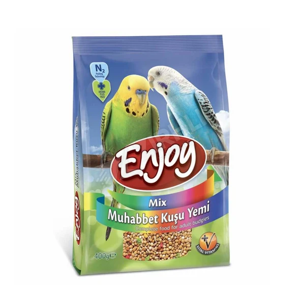 5 ADET Enjoy Muhabbet Kuşu Yemi Mix 400 Gr ürün görseli 1