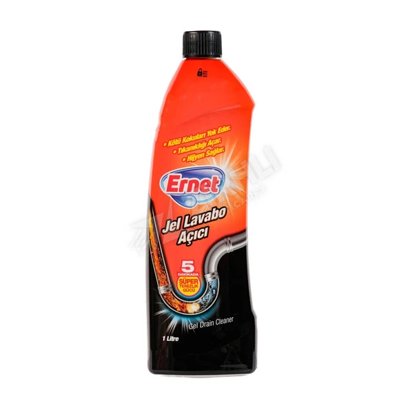 5 ADET Ernet Likit Lavabo Açıcı 1 Kg ürün görseli 1