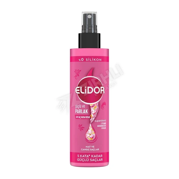 5 ADET Elidor Sıvı Saç Kremi Güçlü Ve Parlak 200Ml ürün görseli 1