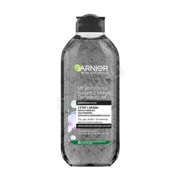 5 ADET Garnier Micellar Kömür Kusursuz Makyaj Temizleyici Jel 400 Ml ürün görseli 1