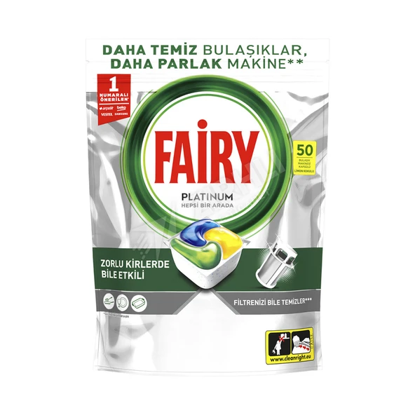 5 ADET Fairy Tablet Platinum 50'li ürün görseli 1