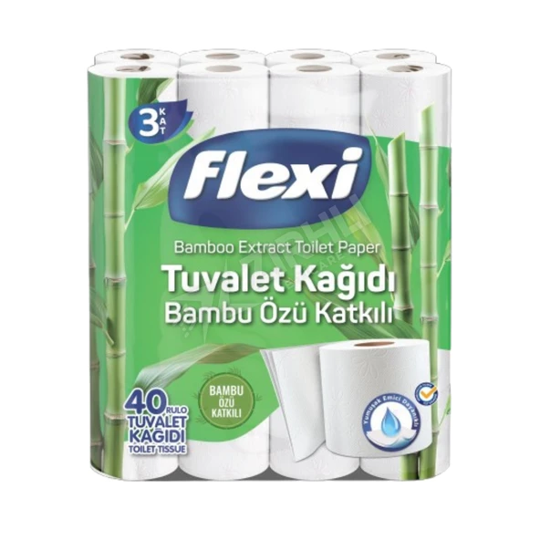 5 ADET Flexi Tuvalet Kağıdı Bambu 40'lı ürün görseli 1