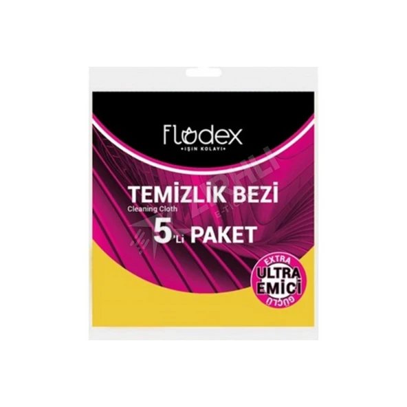 5 ADET Flodex Temizlik Bezi 5'li ürün görseli 1