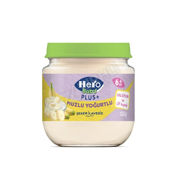 5 ADET Hero Baby Plus Muzlu Yoğurtlu 120 Gr ürün görseli 1
