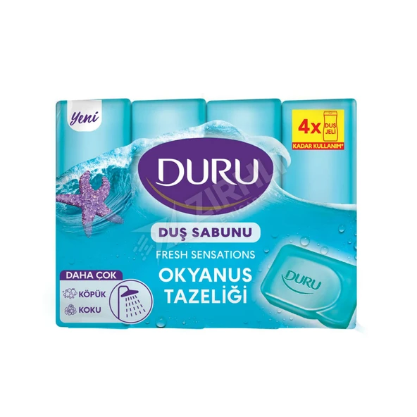 5 ADET Duru Fresh Duş Sabunu Okyanus Esintisi 4X150 Gr ürün görseli 1