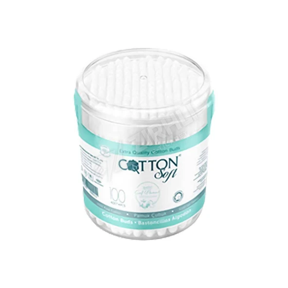 5 ADET Cotton Soft Kulak Pamuğu Çubuk 100 Lü ürün görseli 1