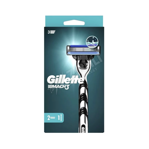 5 ADET Gillette Mach 3 Tıraş Makinesi + 2 Yedek Bıçak ürün görseli 1
