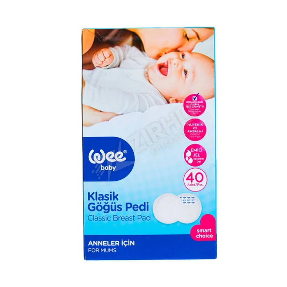 4 ADET Wee Baby Klasik Göğüs Pedi 40 Lı ürün görseli 1