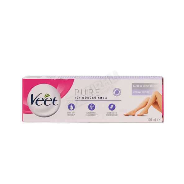 4 ADET Veet Pure Tüy Dökücü Krem 100 Ml ürün görseli 1