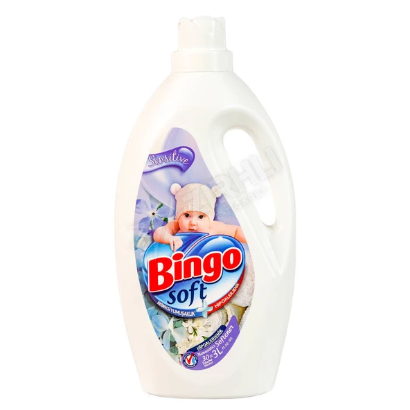 5 ADET Bingo Soft Sensitive Yumuşatıcı 3 Lt ürün görseli 1