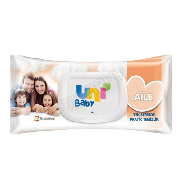 4 ADET Uni baby Islak Havlu Aile 90Lı ürün görseli 1