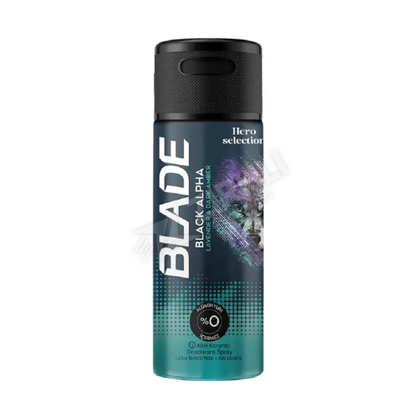 5 ADET Blade Deodorant Star Black Alpha 150 Ml ürün görseli 1