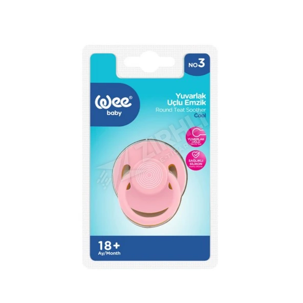 4 ADET Wee Baby Cool Yuvarlak Uçlu Emzik No:3 ürün görseli 1
