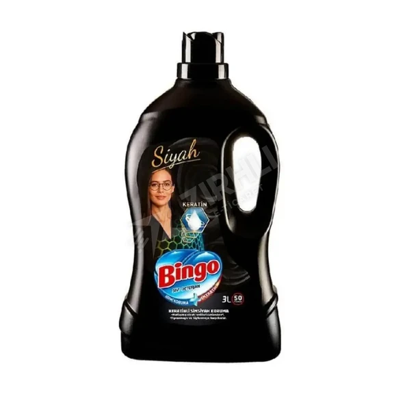 5 ADET Bingo Sıvı Deterjan Siyah 3 Lt ürün görseli 1