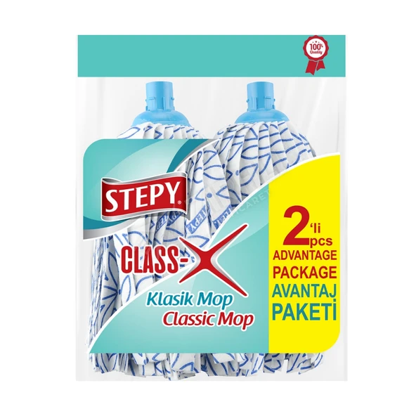 4 ADET Stepy Class X Yedek Mop 2'li ürün görseli 1
