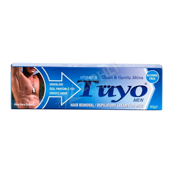 4 ADET Tüyo Men Tüy Dökücü Krem 40 Gr ürün görseli 1