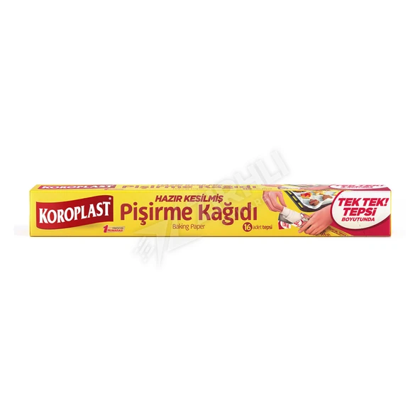 4 ADET Koroplast Hazır Kesilmiş Pişirme Kağıdı 16'lı ürün görseli 1