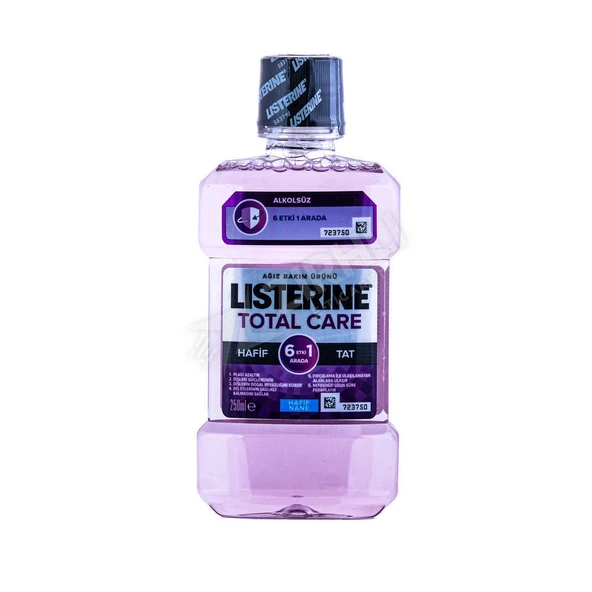 4 ADET Listerine Total Care Zero Ağız Gargara 250 Ml ürün görseli 1