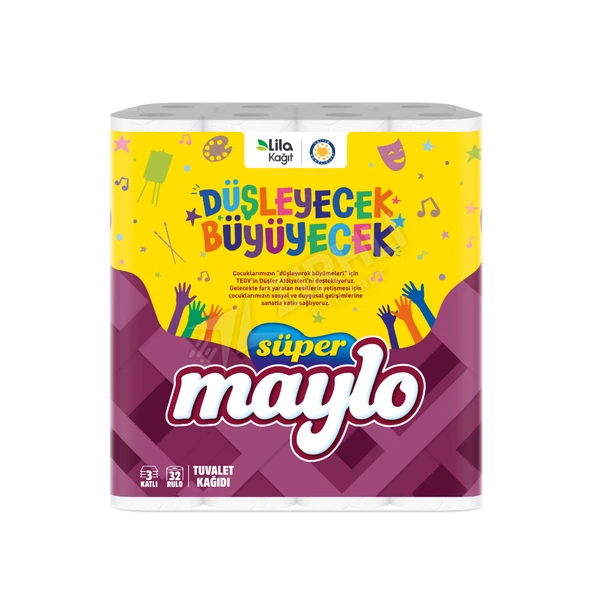 4 ADET Maylo Tuvalet Kağıdı 3 Katlı 32'li ürün görseli 1