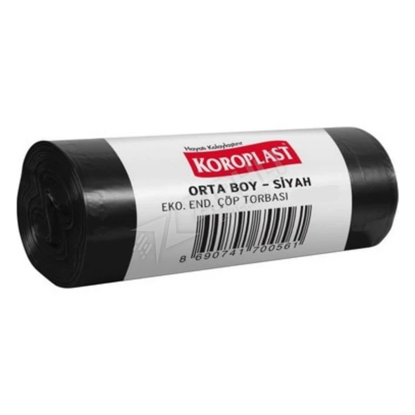 4 ADET Koroplast -Edt- Çöp Torbası Orta Boy (55X60) ürün görseli 1