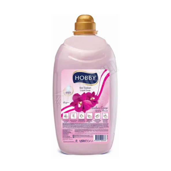 4 ADET Hobby Bahar Çiçek Sıvı Sabun 1.5 Lt ürün görseli 1