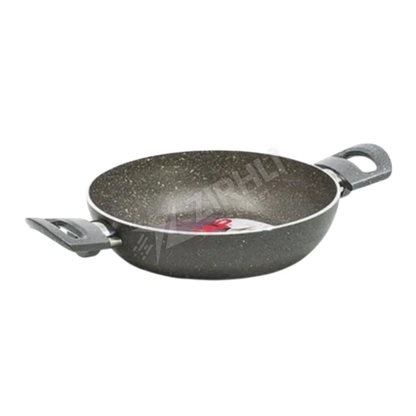 4 ADET Mehtap Sahan Tava 22 Cm Gri Granit (2.5Mm) ürün görseli 1
