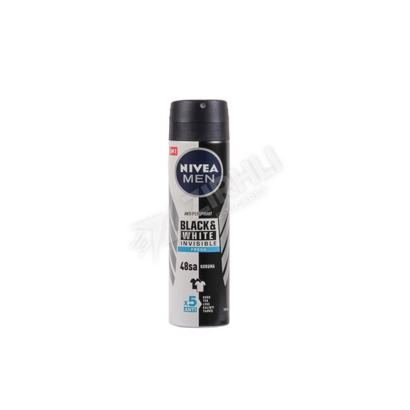 4 ADET Nivea Fresh Erkek B&W Deo 150 Ml ürün görseli 1