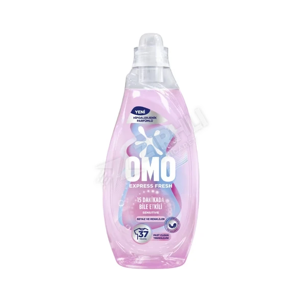 4 ADET Omo Express Hipoalerjenik Sıvı Deterjan 37 Yıkama 1480 Ml ürün görseli 1