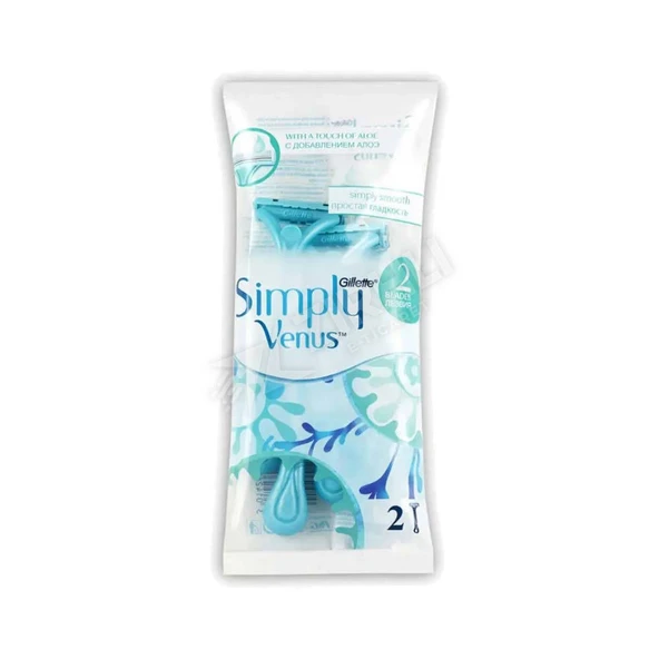 4 ADET Gillette Venus Sımply 2 Bıçak 4 Lü Poşet ürün görseli 1