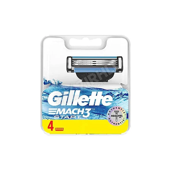 4 ADET Gillette Mac3 Start Yedek Tıraş Bıçağı 4'Lü ürün görseli 1