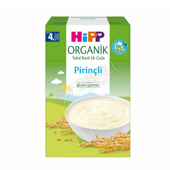 4 ADET Hipp Organik Pirinçli Tahıl Bazlı Ek Gıda 200 Gr ürün görseli 1