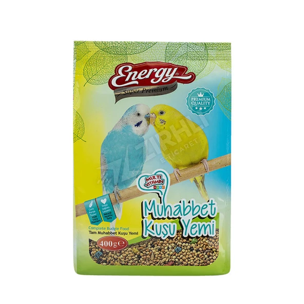4 ADET Energy Premium Muhabbet Kuşu Yemi 400 Gr ürün görseli 1