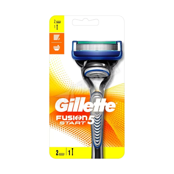 4 ADET Gillette Fusion Start Tıraş Makinesi +1 Yedek Bıçak ürün görseli 1