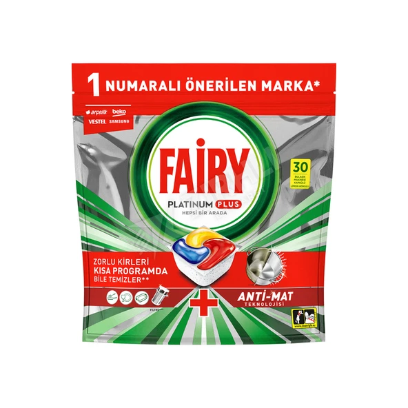 4 ADET Fairy Tablet Platinum Plus 30'lu ürün görseli 1