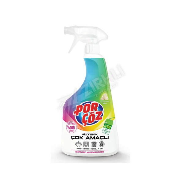 4 ADET Porçöz Hijyenik Çok Amaçlı Sprey 750 Ml ürün görseli 1