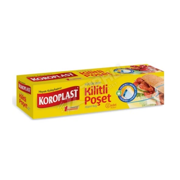 4 ADET Koroplast Kilitli Mutfak Torbası Küçük Boy ürün görseli 1