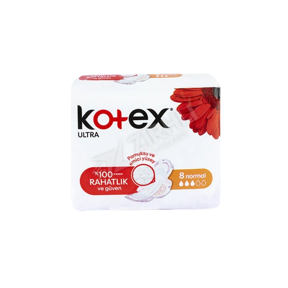 4 ADET Kotex Ultra Normal Tekli Paket 8'li ürün görseli 1