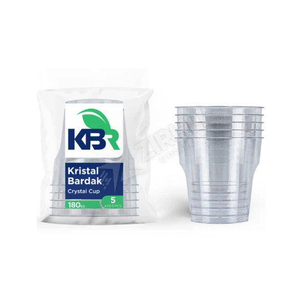 4 ADET Kbr Kristal Bardak 5'li ürün görseli 1