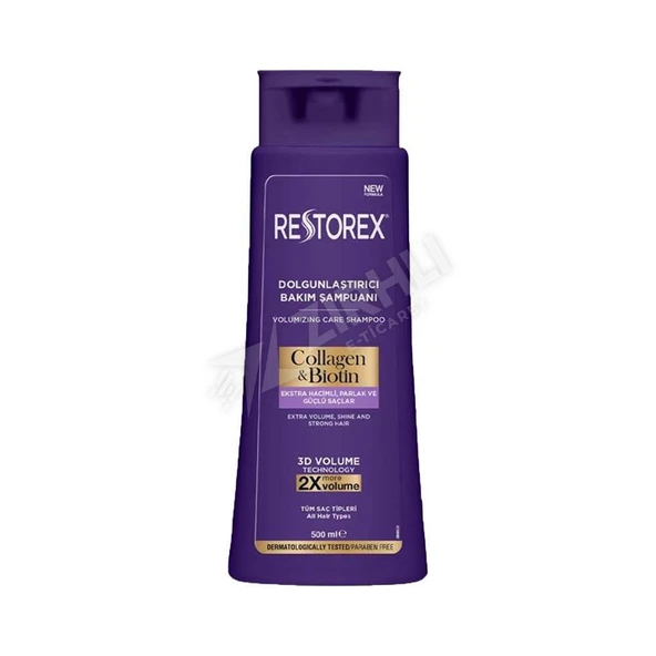 4 ADET Restorex Vr Kolajen Biotin Şampuan 500Ml ürün görseli 1