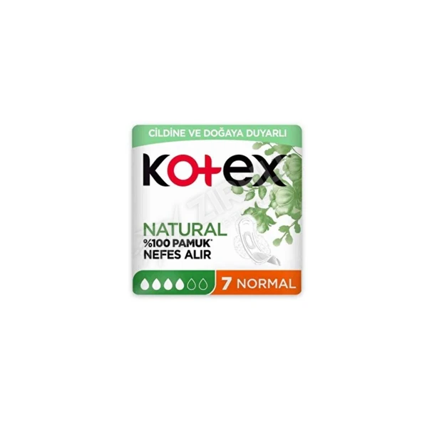 4 ADET Kotex Natural Ultra Single Normal 7 Li ürün görseli 1