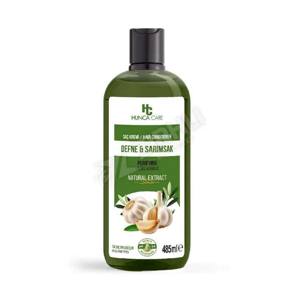 4 ADET Hunca Defne & Sarımsak Saç Kremi 485 Ml ürün görseli 1