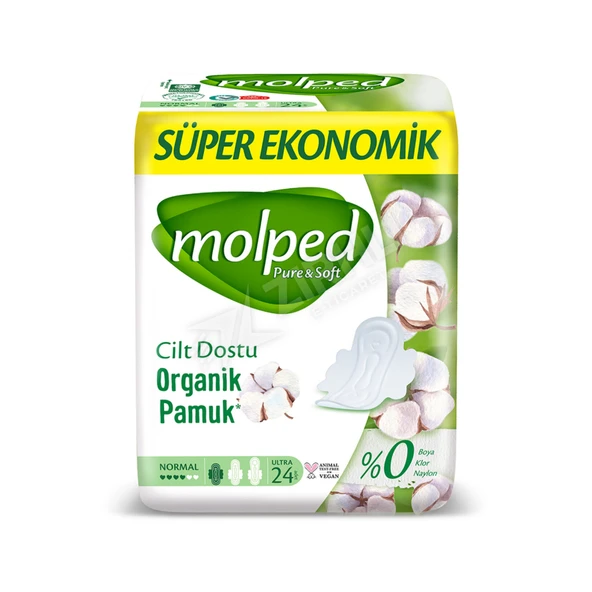 4 ADET Molped Pure & Soft Normal Süper Ekonomik 24'lü ürün görseli 1