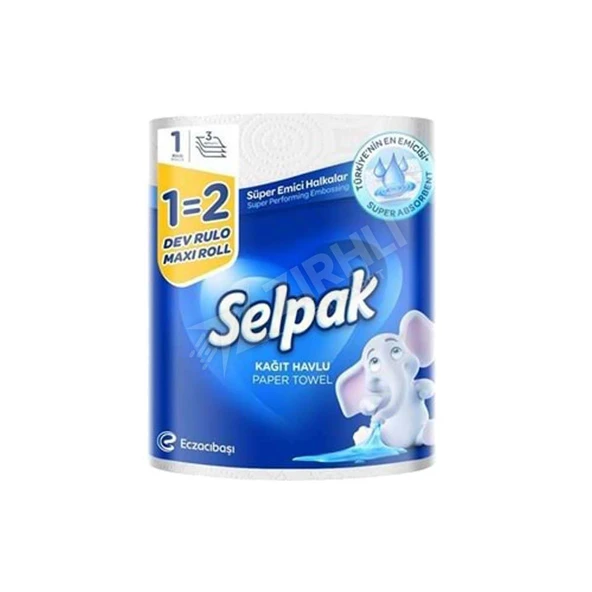 4 ADET Selpak Havlu Dev Rulo 1=2 ürün görseli 1