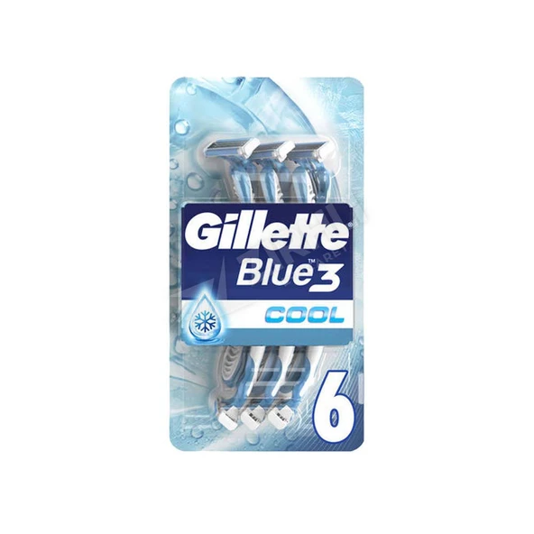 4 ADET Gillette Blue3 Cool Kullan At Tıraş Bıçağı 6'Lı ürün görseli 1