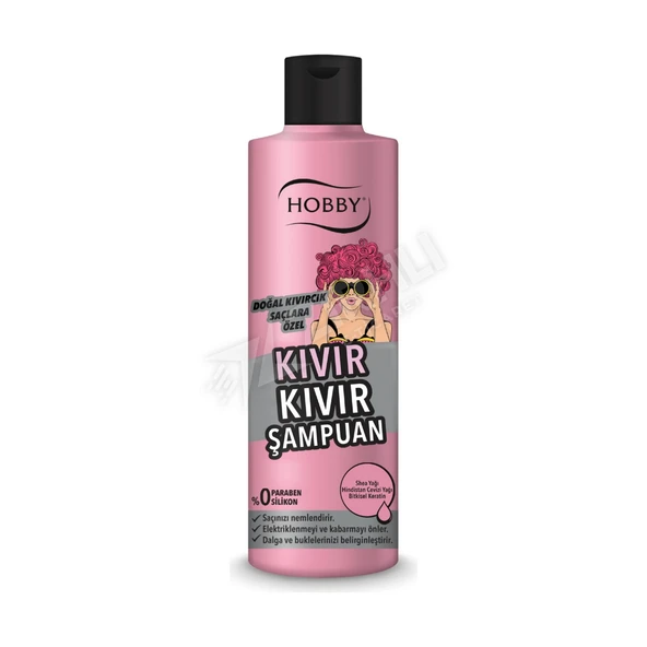 4 ADET Hobby Kıvır Kıvır Şampuan 250 Ml ürün görseli 1