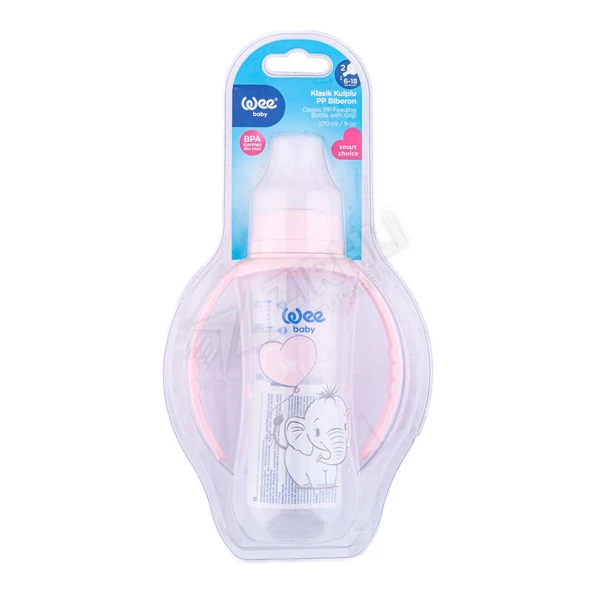 3 ADET Wee Baby Kulplu Pp Biberon 270 Ml ürün görseli 1