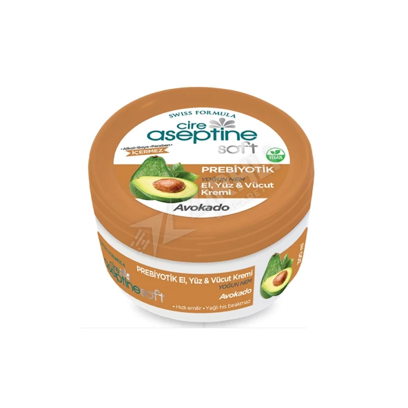 4 ADET Cire Aseptine Soft Prebiyotik El Ve Vücut Kremi Avokado 300 Ml ürün görseli 1