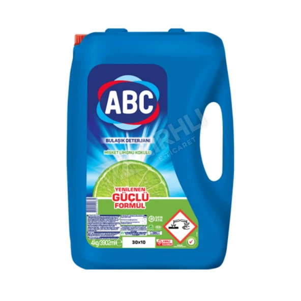 4 ADET Abc Bulaşık Deterjanı Misket Limonlu 4 Lt ürün görseli 1