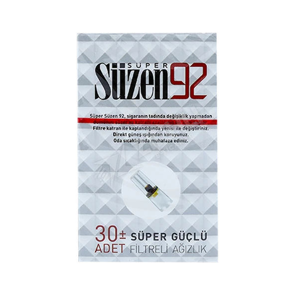 3 ADET Süzen 92 Sigara Filtresi 24'Lü ürün görseli 1