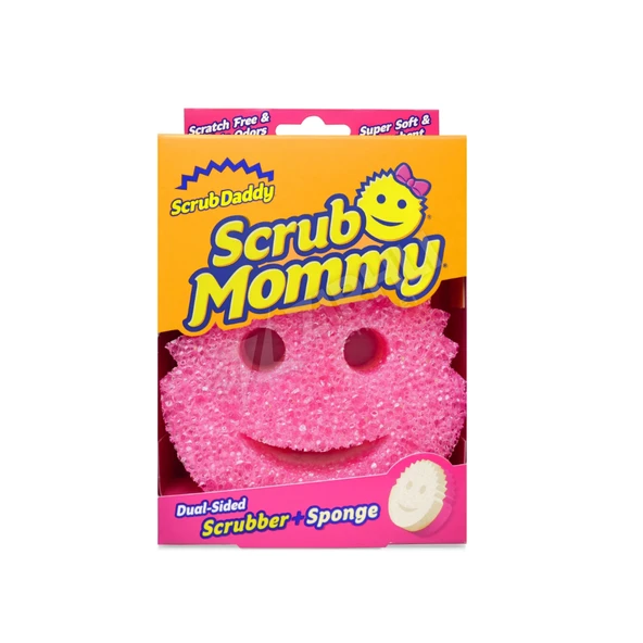 3 ADET Scrub Mommy Çift Yüzeyli Bulaşık Süngeri ürün görseli 1